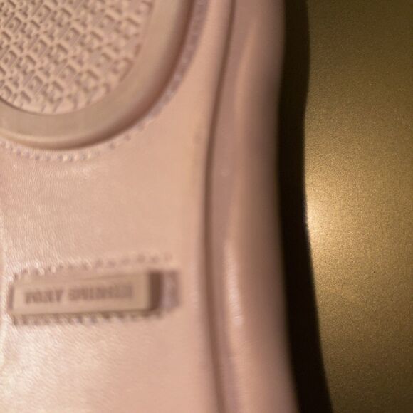 Tory Burch Minnie Travel Ballet Flats  Nude Pink/Tan Size 7.5M Great Condition. - Picture 9 of 12
